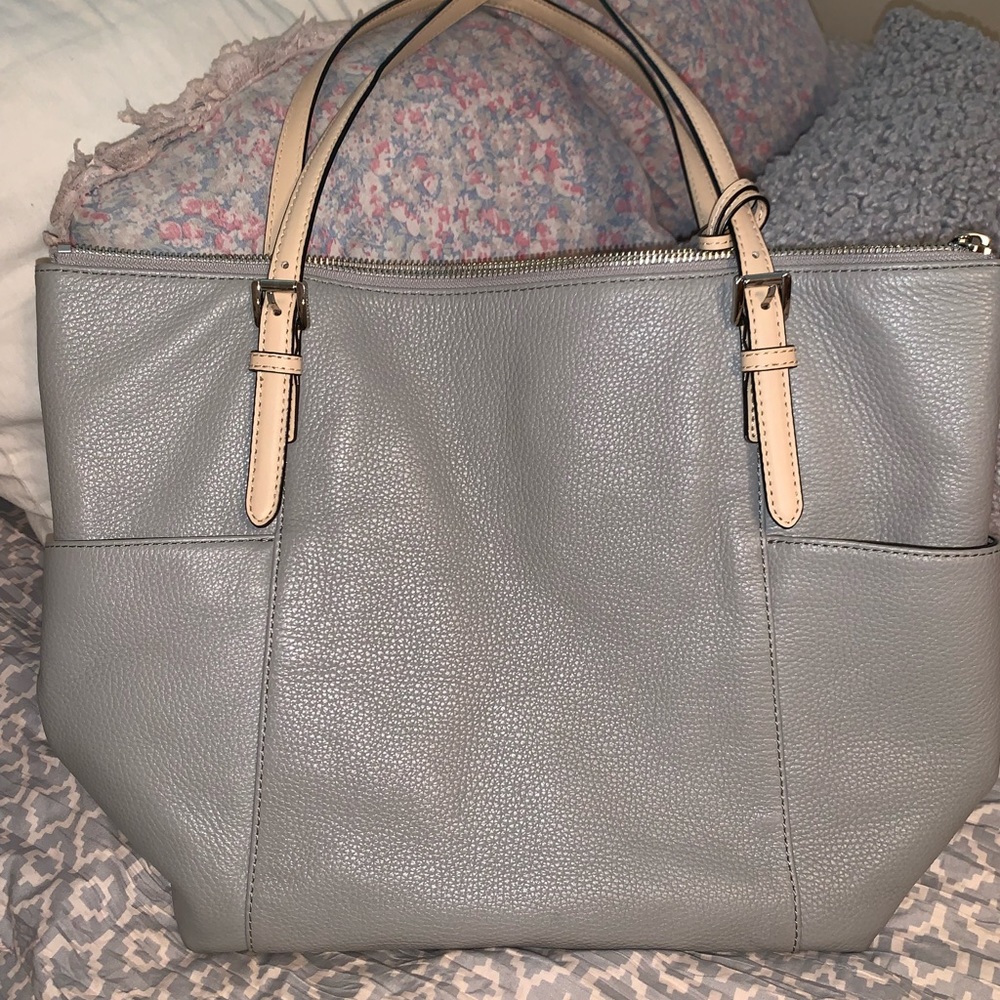 Michael Kors Gray leather tote